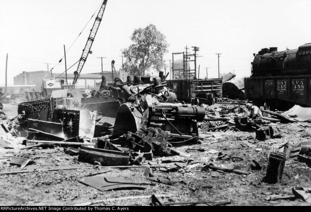 PRR "Texas" Scrapping, #3 of 5, 1958